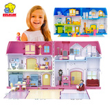 Goldlok/高乐大房子甜甜屋芭比娃娃大别墅模型套装女孩过家家玩具