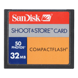 SanDisk/闪迪 CF卡 32MB 小容量工业机床卡 原装CF卡 32M相机卡