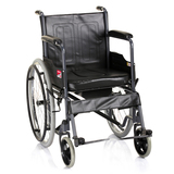 联系有惊喜】鱼跃轮椅H058B带餐桌板老人折叠轮椅钢管坐便器