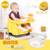 宝宝多功能便携式餐椅靠背 婴儿创意餐椅吃饭桌椅 儿童塑料座椅子