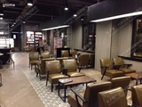上海厂家直销星巴克单人沙发椅咖啡厅茶餐厅休闲小沙发茶几组合