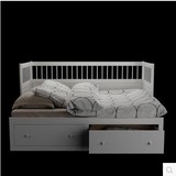 新款双人储物沙发床 多功能实木沙发床1.5米推拉坐卧两用床特价