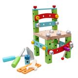 鲁班椅子多功能拆装螺母组合拆装早教宝宝拼装组合动手玩具 男孩