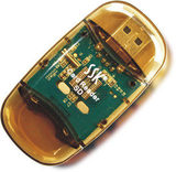 SSK/飚王 SD卡 数码相机内存卡高速水晶SD读卡器SCRS026存储包邮