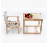 竹子宝宝餐椅多功能组合式实木儿童餐桌椅可调节婴儿座椅小孩BB凳