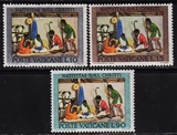 特价/梵蒂冈1962/宗教绘画邮票/耶稣降生/3全5G