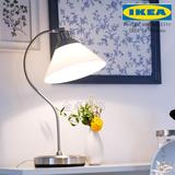 台灯床头灯看书灯阅读灯护眼灯护目灯具宜家IKEA不锈钢镀镍玻璃