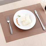 加厚欧式PVC餐垫西餐垫隔热垫长方形餐桌垫防滑茶杯垫碗垫盘子垫
