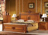 实木家具套装卧室欧式套房组合套餐双人床衣柜床头柜小户型婚房