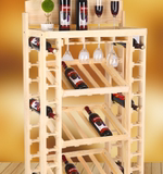 红酒架实木创意摆件欧式酒柜挂壁酒架定做酒窖储藏展示酒瓶架杯架