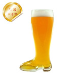 德国靴子啤酒杯 创意扎啤杯超大玻璃杯 酒吧KTV专用啤酒瓶艺术品