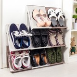 日本进口鞋架时尚立式鞋架可叠加式鞋柜鞋收纳门口鞋子整理架
