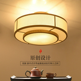 新中式吊灯圆形创意卧室吸顶灯现代led客厅会所茶楼酒店包间灯具
