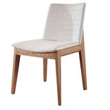 餐椅简约现代咖啡椅吧椅小户型实木餐椅水曲柳椅子酒店餐馆休闲椅