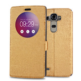 LG G4手机套LG G4手机壳纯色简约保护套翻盖式LG G4天窗保护皮套