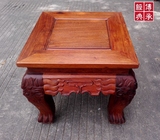 越南红木家具缅甸花梨木小茶几凳子方形客厅仿古小桌子实木矮凳子