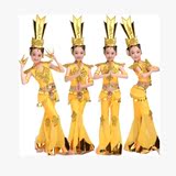 千手观音演出服装儿童成人表演服装 古典舞 民族表演舞蹈服女泰国
