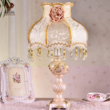 小台灯欧式台灯卧室床头 创意 可爱公主田园温馨婚庆暖光调光装饰