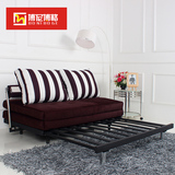 简约小户型多功能布艺折叠单双人推拉沙发床1.2米  1.5米 1.8米宽