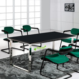 办公家具 钢化玻璃会议桌 不锈钢洽谈桌 会客桌 办公桌 会议桌