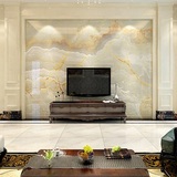 欧式电视瓷砖背景墙砖现代简约客厅微晶石地砖仿大理石3d 云中歌