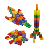 大号火箭子弹头积木塑料积木拼插组装儿童幼儿园桌面益智玩具3岁