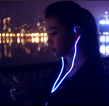 韩国LG G3智能唤醒圆形窗耳机耳机线F400l耳机d858拉链耳塞耳机