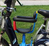 dy加厚款电动车儿童安全座椅雨篷自行车后置座椅坐椅安全带