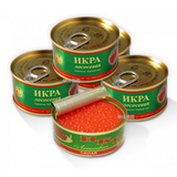 包邮进口俄罗斯大马哈鱼籽酱 野生天然纯鱼子酱 130克高营养正品