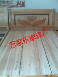 武汉出租房家具便宜家具1.2米1.5米1.8米实木床双人床单人床