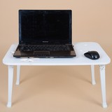 欧式卡通笔记本宿舍电脑桌 床上用可折叠懒人小饭桌折叠桌置物架