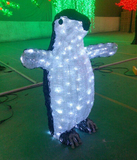 led滴胶小动物企鹅造型灯led发光树仿真树景观树led树灯户外防水