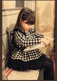 韩国韩版童装女童加厚加绒全棉格子衬衫花边儿童长袖上衣2014秋冬