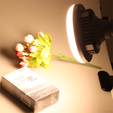 暖光LED黄光柔光摄影灯泡高清LED迷你小型简易主播拍摄拍照补光灯