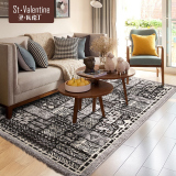 圣瓦伦丁 土耳其进口卧室地毯现代简约抽象图案客厅地毯茶几垫