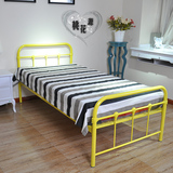 铁床单人床铁架床儿童床小床单人床1米特价简易床宜家新款铁艺床
