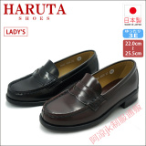 包邮日本代购直邮 HARUTA4505正品 jk制服乐福鞋合成皮皮鞋日本制
