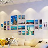 实木客厅相框墙组合创意挂墙公司企业办公室定制大尺寸相片 照片