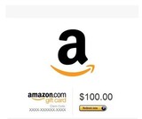 美国亚马逊 美亚礼品卡代金券 amazon giftcard GC 102美金 100