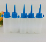 胶画 沙画专用小空瓶 彩色长嘴瓶 胶画颜料 彩沙专用尖嘴瓶批发