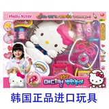韩国进口hello kitty医生玩具凯蒂猫仿真过家家玩具医疗箱礼品盒