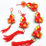 中国结布艺挂件串年货猴年吉祥物传统礼品中国特色纪念品送老外
