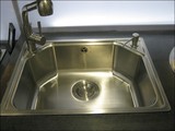 管安装普乐美水槽JS205水槽304不锈钢水槽厨房洗菜盆单盆