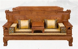 专业定制高档仿古 红木木质沙发坐垫抱枕罗汉床提花仿真丝布料