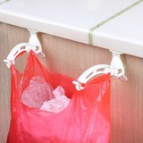 日本Komi 门背式橱柜挂钩门后免钉挂钩 厨房手提袋挂架垃圾袋挂架