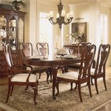 定制餐桌美式实木长方形桌子高档餐厅桌子特色古典6椅饭桌