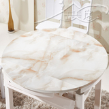 餐桌两用饭桌大理石餐桌实木餐桌可伸缩白色烤漆折叠桌圆桌餐桌椅