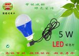 【爱绿百货】USB灯5W家用照明 LED球泡灯移动电源灯泡带线便携灯