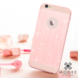 Mooke苹果6plus手机壳女闪粉日韩iPhone6plus硅胶保护套5.5寸软壳
