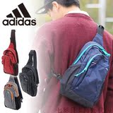 2016新款日本代购直邮包邮Adidas/阿迪达斯防水尼龙男女款胸包